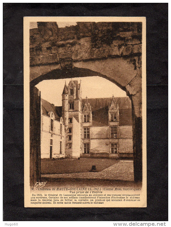 Château De HAUTE-GOULAINE - Vue Prise De L'Entrée - Haute-Goulaine