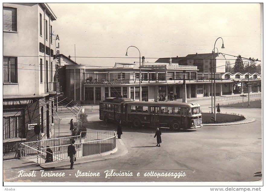 RIVOLI TORINESE STAZIONE FILOVIARIA E SOTTOPASSAGGIO - Trasporti