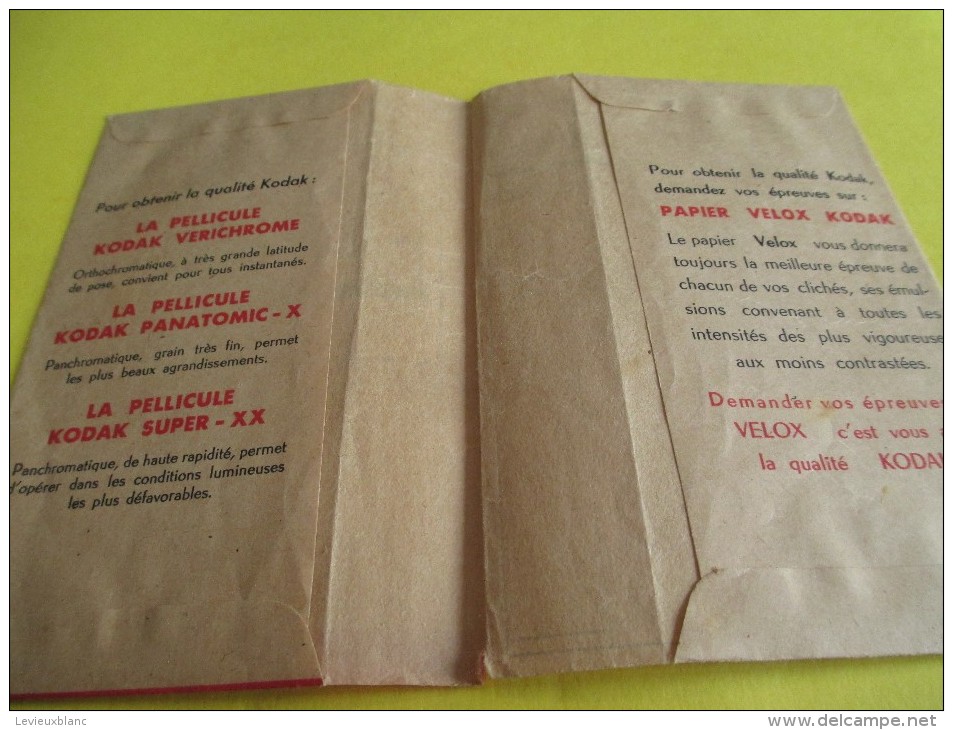 Enveloppes De Négatifs Et Tirages/Kodak/Général Photo Ciné /Vers 1930 - 1950      ENT11 - Autres & Non Classés