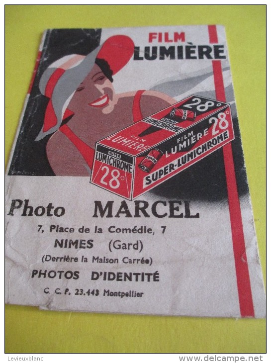 Enveloppes De Négatifs Et Tirages/Film Lumiére/ Nîmes/Gard  /Vers 1930 - 1950      ENT22 - Autres & Non Classés