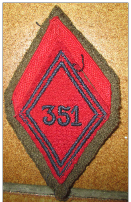 Losange M45 351° Rgt D’Artillerie - Patches