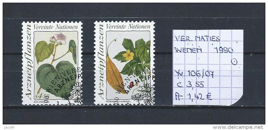 UNO - Wenen - 1990 - Yv. 106/07 Gest./obl./used - Gebraucht