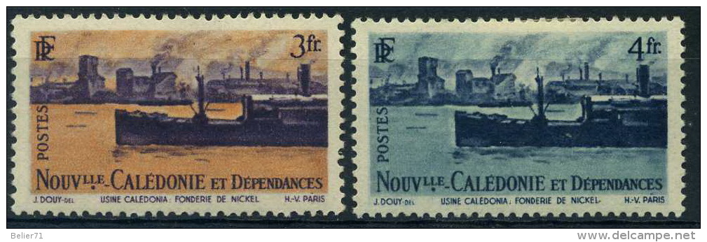 France : Nouvelle Calédonie N° 270 Et 271 X Année 1948 - Nuevos