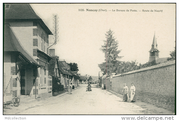 18 NANCAY / Le Bureau De Poste, Route De Neuvy / - Nançay