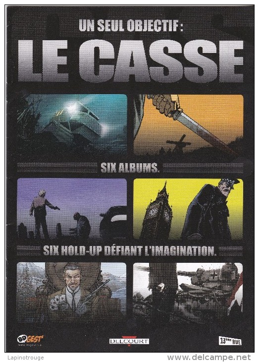 Dossier De Presse CHAUVEL DENYS GUERINEAU Le Casse Delcourt 2010 - Press Books