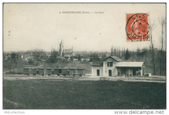 18 SANCERGUES / La Gare / - Sancergues