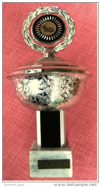 Pokal Kaninchen-Zucht-Verein  -  Ca. 28 Cm Länge  -  Von Ca. 1980 - Sonstige & Ohne Zuordnung