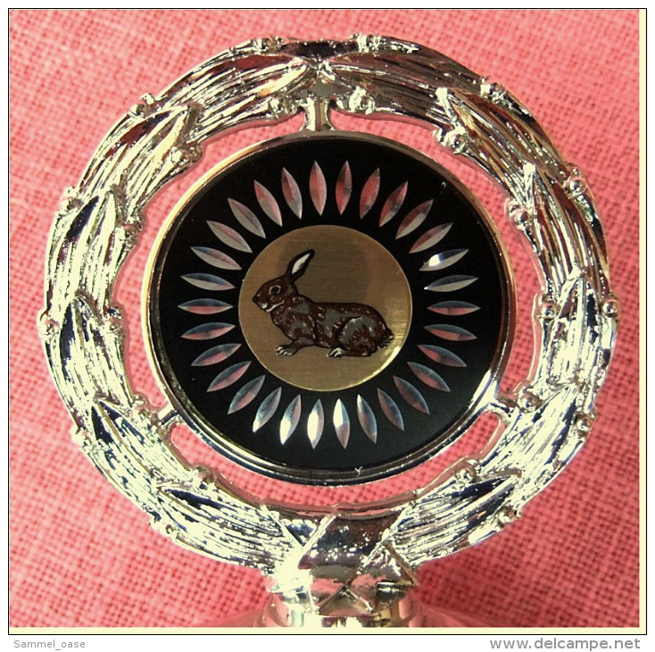 Pokal Kaninchen-Zucht-Verein  -  Ca. 28 Cm Länge  -  Von Ca. 1980 - Sonstige & Ohne Zuordnung