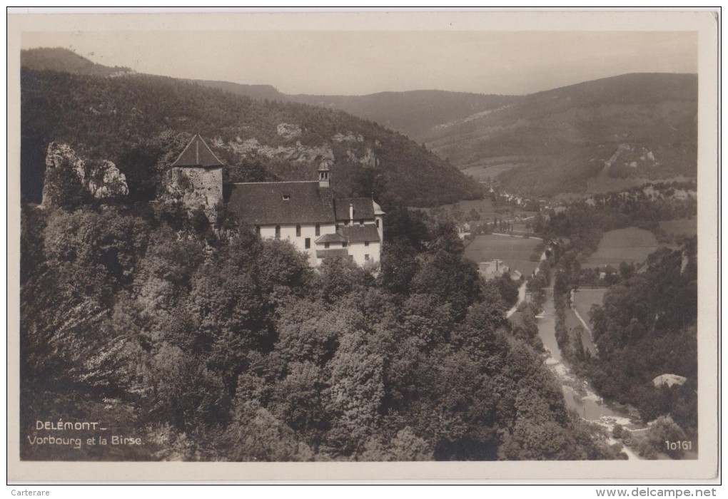 SUISSE,HELVETIA,SWISS,SCH WEIZ,SVIZZERA,Delémont En 1922,prés Bale,bienne,belfort,chate Au Vorbourg,rare - Delémont