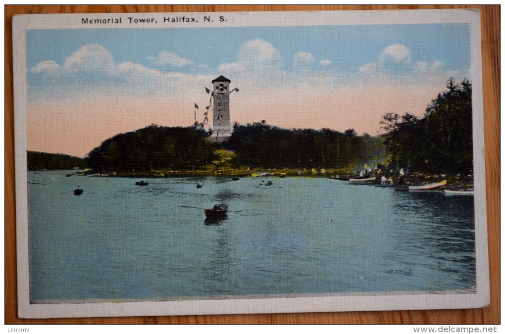 Canada - Memorial Tower , Halifax , N. S. - Colorisée / Colorized - (n°2629) - Halifax