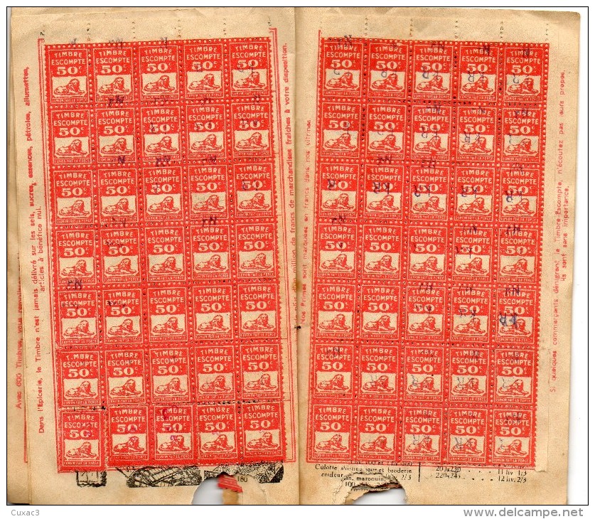 Timbres Escompte - Livret épargne - Catalogue Des Primes - Blokken & Postzegelboekjes
