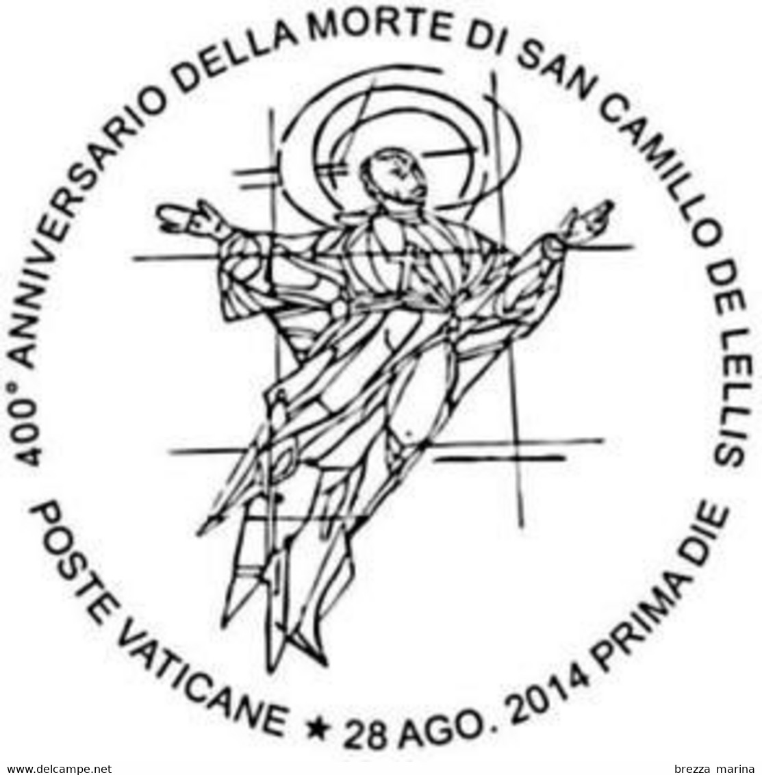 Nuovo - MNH - VATICANO - 2014 - 400 Anni Della Morte Di San Camillo De Lellis - 0.70 San Camillo Fra Gli Appestati - Unused Stamps