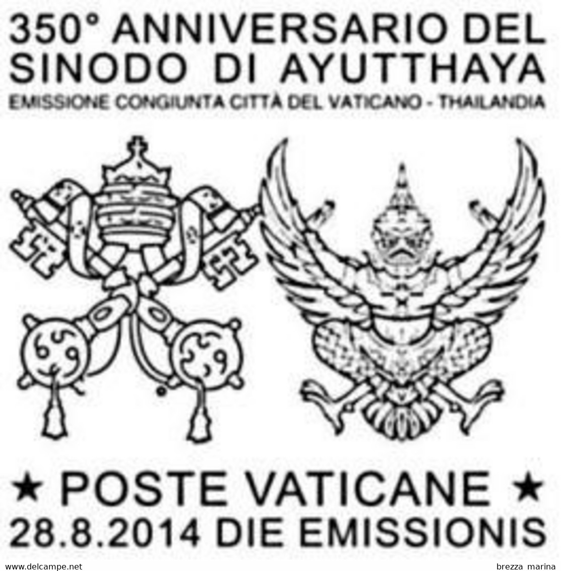 Nuovo - MNH - VATICANO -  2014 - 350° Anniversario Del Sinodo Di Ayutthaya - 2.00 - Ungebraucht