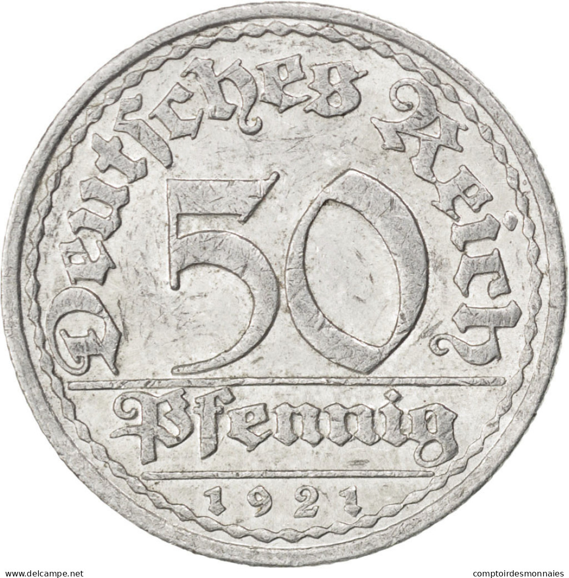 Monnaie, Allemagne, République De Weimar, 50 Pfennig, 1921, Berlin, SUP - 50 Rentenpfennig & 50 Reichspfennig