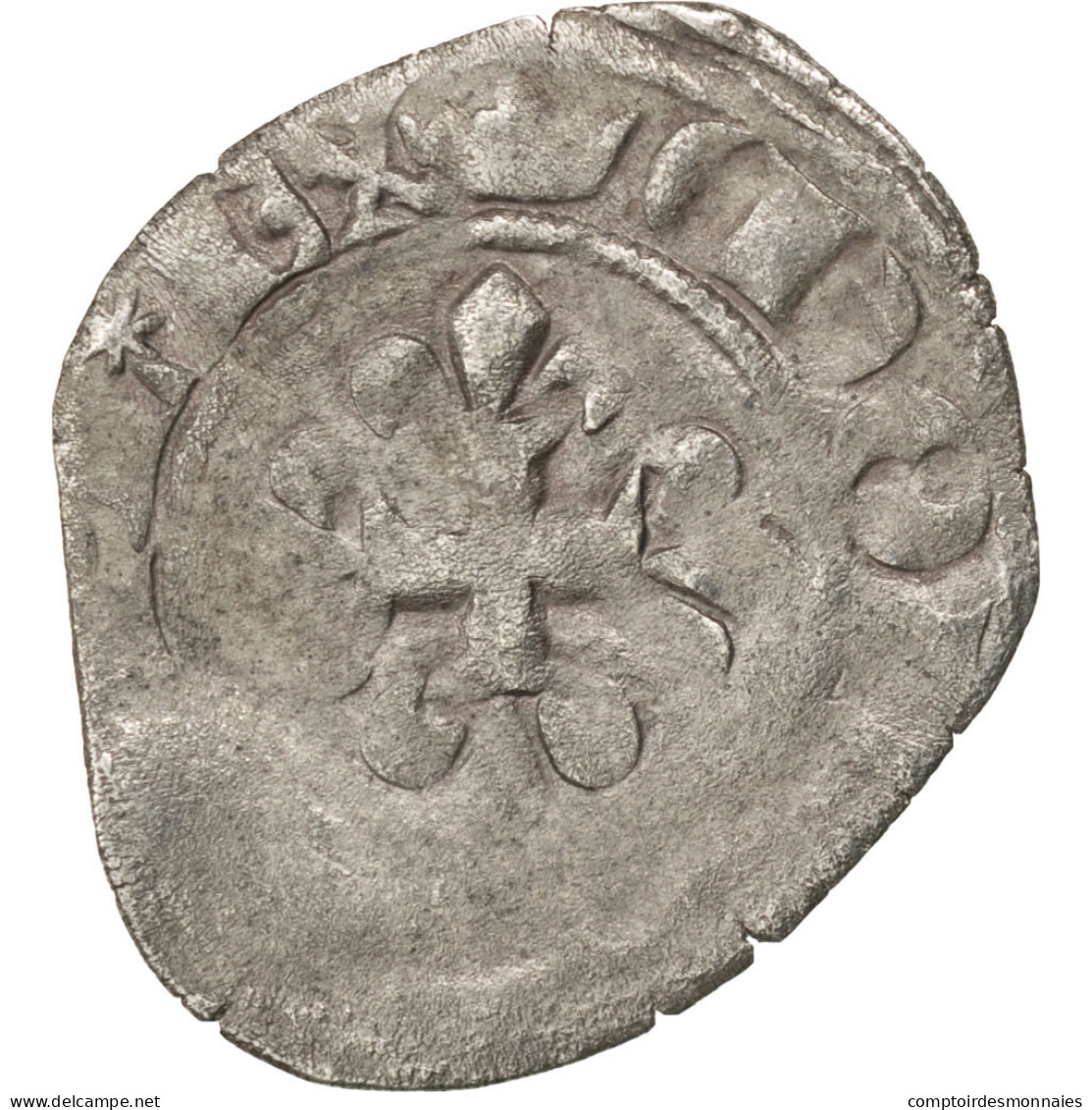 Monnaie, France, Double Parisis, TB, Billon, Duplessy:269var - 1328-1350 Philip VI The Forunate