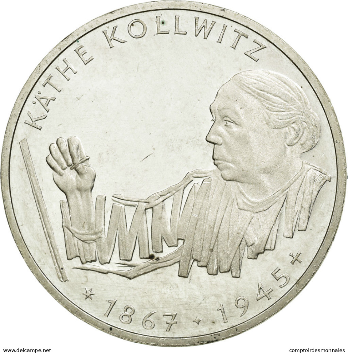 Monnaie, République Fédérale Allemande, 10 Mark, 1992, Karlsruhe, Germany - Andere & Zonder Classificatie