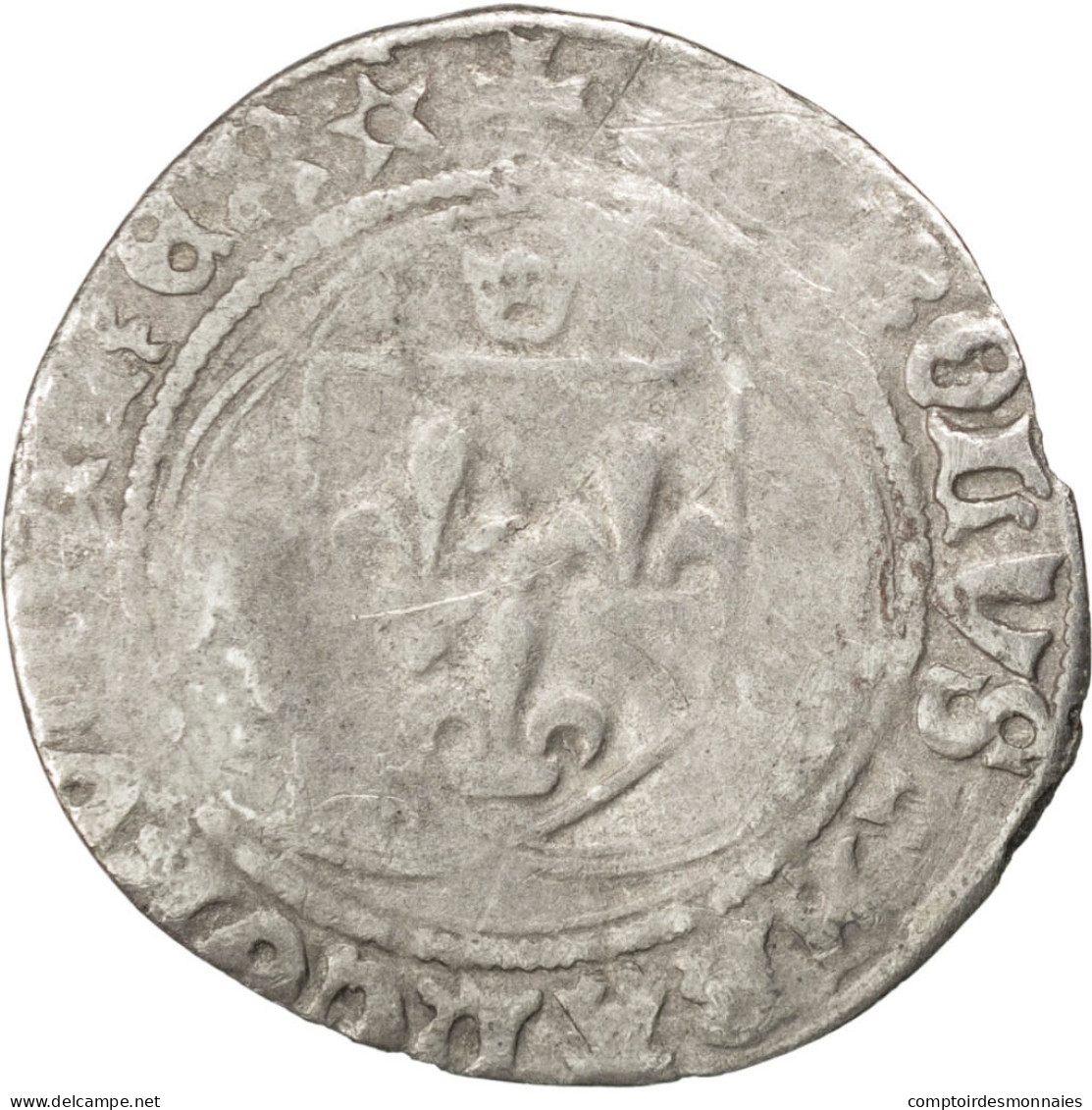 Monnaie, France, Blanc, Châlons-Sur-Marne, TB, Billon, Duplessy:587 - 1483-1498 Karl VIII. Der Freundliche