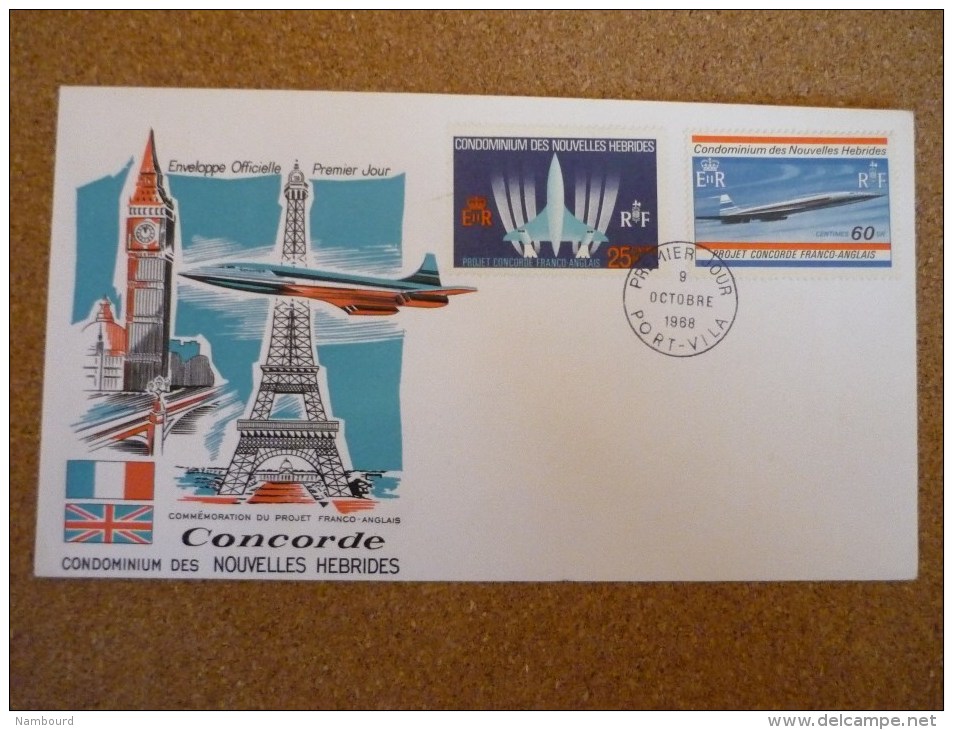 Concorde 2 Enveloppes 9/10/1968 - FDC