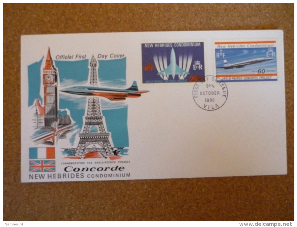 Concorde 2 Enveloppes 9/10/1968 - FDC