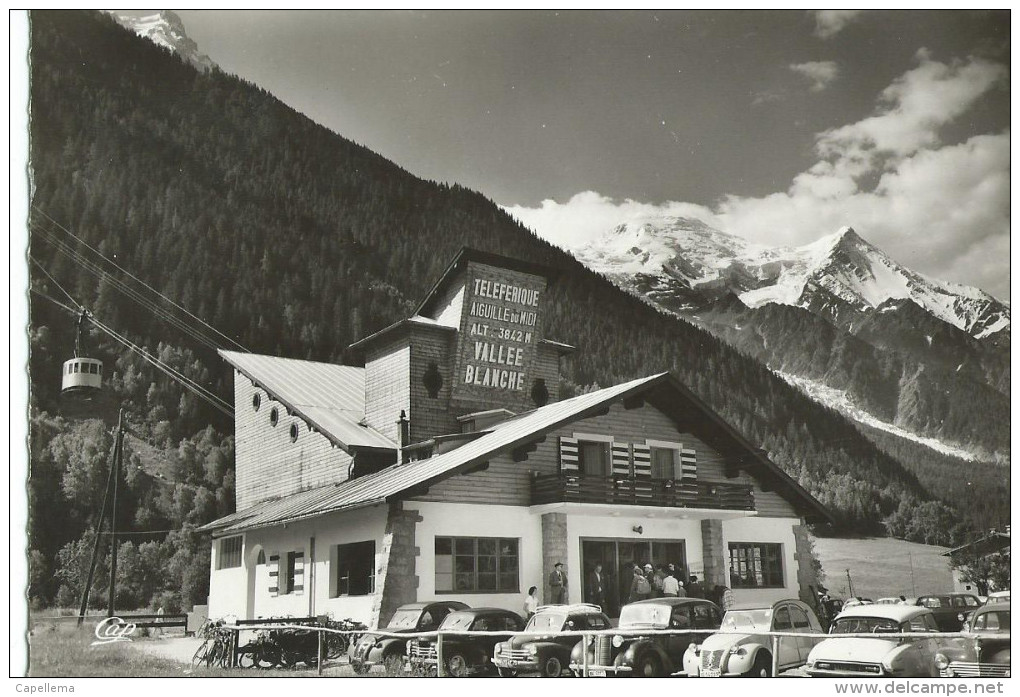 CHAMONIX - MONT BLANC - LA GARE DE DEPART DE L'AIGUILLE DU MIDI - Chamonix-Mont-Blanc