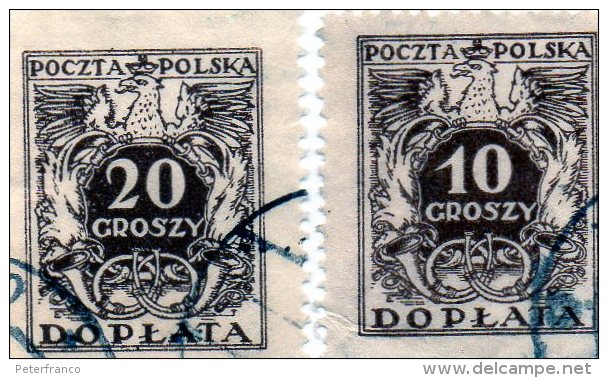 B -  1934 Polonia - Segnatasse - Taxe