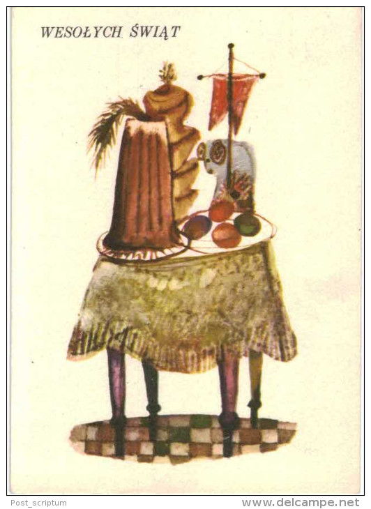 Thème  - Voeux - Noël - Wesolych Swiat - Illustration Bohdan Wroblewski - Altri & Non Classificati