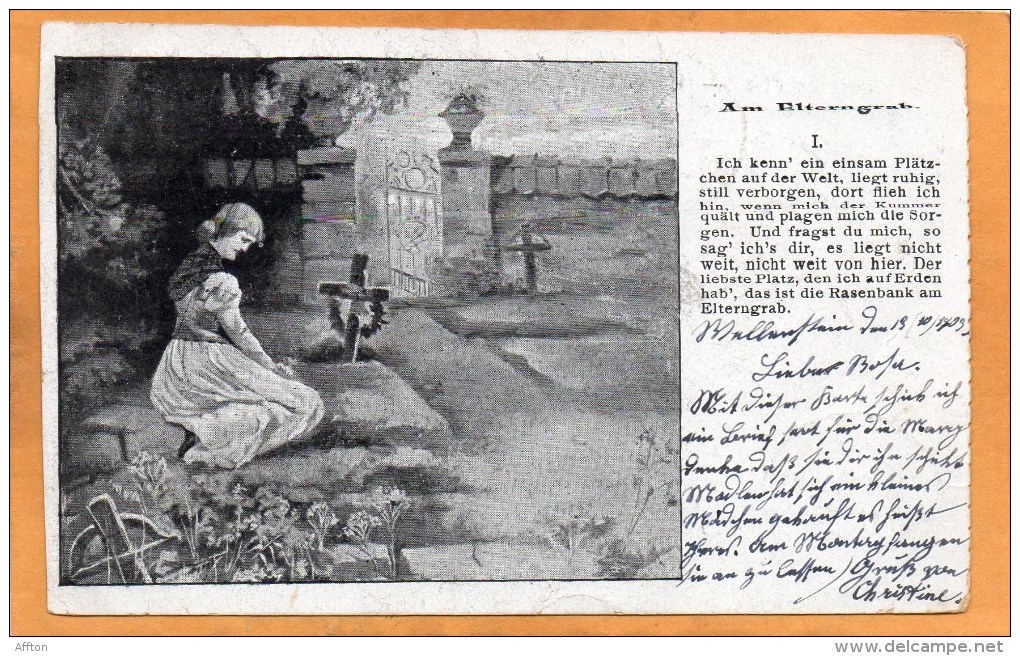 Luxembourg 1903 Postcard Mailed - 1895 Adolfo Di Profilo
