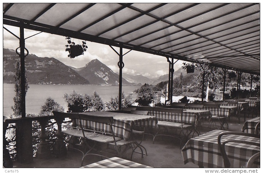 Suisse - Leissigen - Terrasse Hotel Kreuz - Leissigen