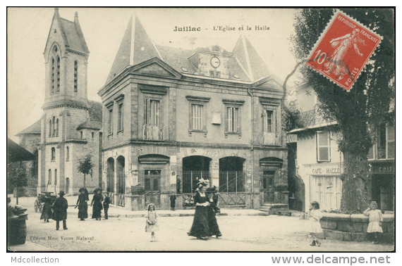 19 JUILLAC / L'église Et La Halle / - Juillac