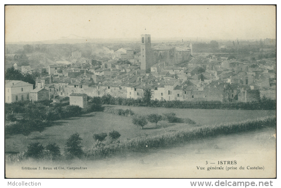 13 ISTRES / Vue Générale Prise Du Castelas / - Istres