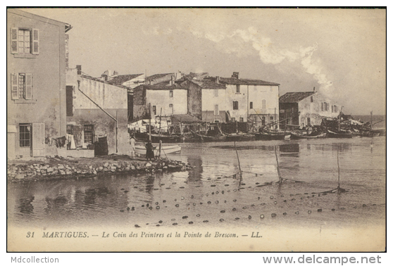 13 MARTIGUES / Le Coin Des Peintres Et La Pointe De Brescon / - Martigues