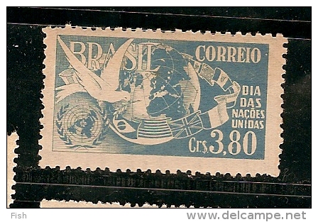 Brazil ** & Dia Das Nações Unidas  1952 (518) - Unused Stamps