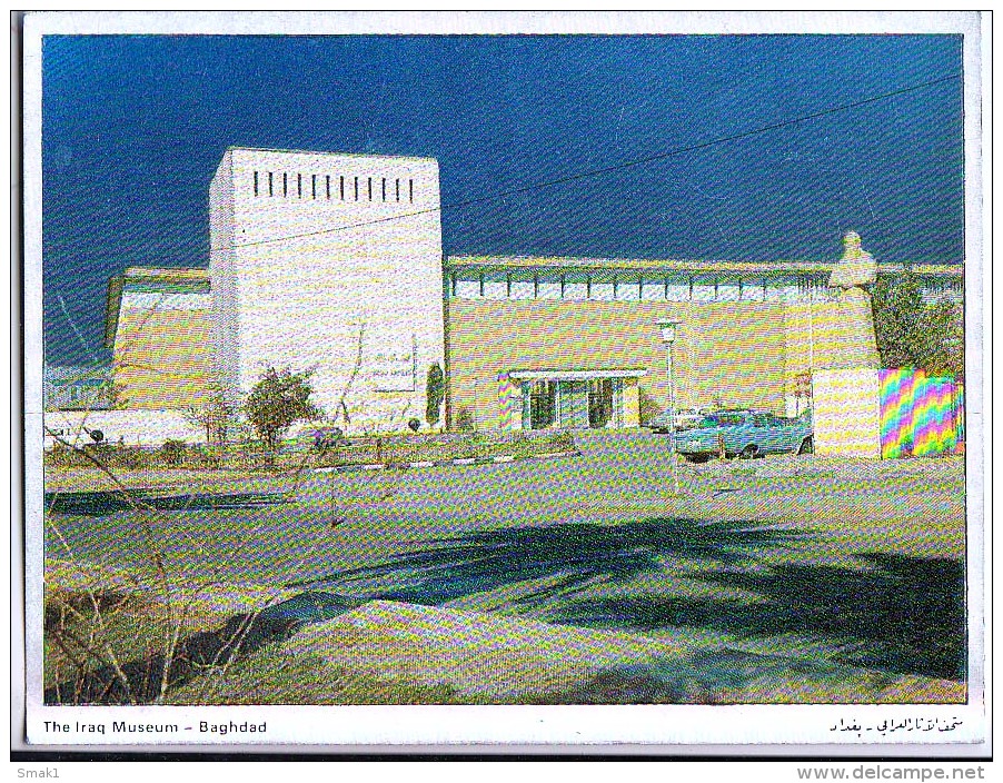 AK IRAK IRAQ BAGHDAD THE IRAQ MUSEUM  ALTE POSTKARTEN - Irak