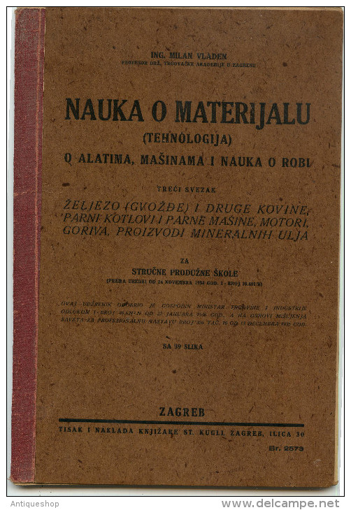 Nauka O Materijalu-----old Book - Slav Languages