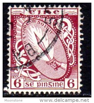 Ireland 1940 6d Definitive, E Wmk., Fine Used - Used Stamps