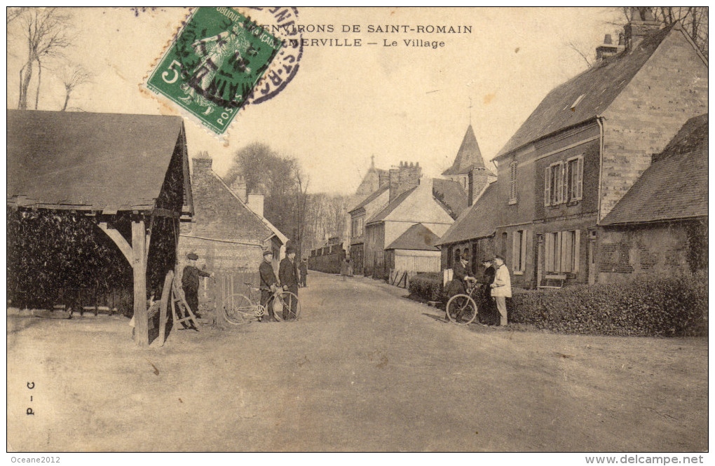 76 Gommerville. Entrée Du Village - Goderville