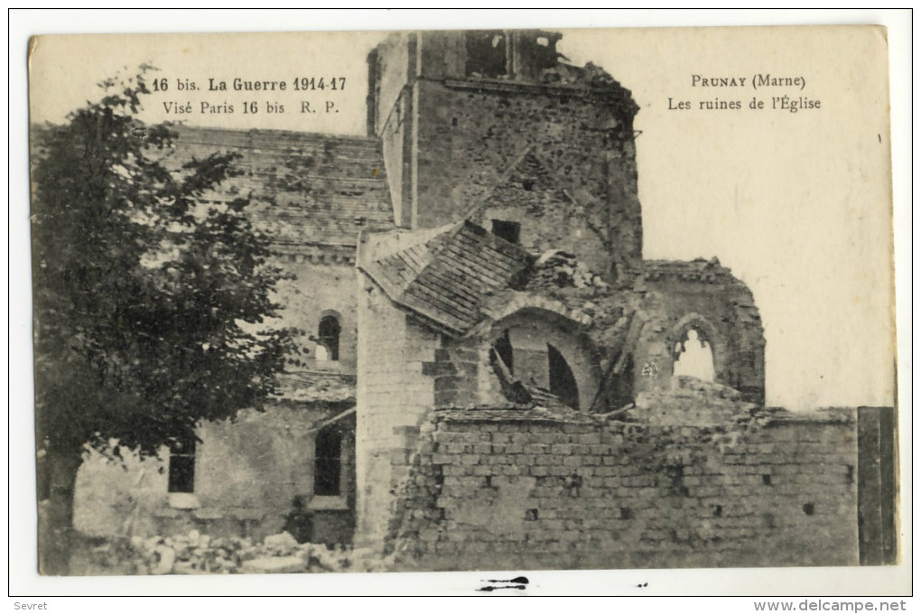 PRUNAY  - Les Ruines De L'Eglise. - Sonstige & Ohne Zuordnung