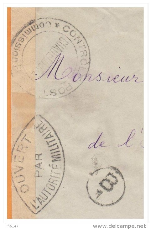 GUADELOUPE ## LETTRE DE BASSE-TERRE 1941 ## CENSURE MILITAIRE ## TRANSIT PTE A PITRE - Briefe U. Dokumente