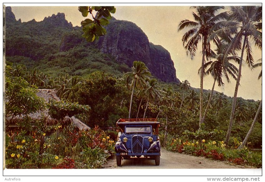 TAHITI  -  BUS AT MOOREA  -  CPSM 1970/80 - Tahiti