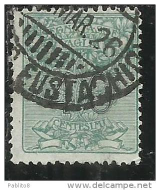 ITALY KINGDOM ITALIA REGNO 1924 SEGNATASSE TAXES TASSE DUE PER VAGLIA CENT. 40 USATO USED - Taxe Pour Mandats