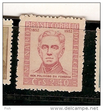 Brazil ** & Cent. Do Telégrafo, General P. Da Fonseca 1952 (507) - Nuovi