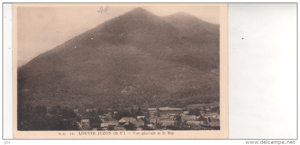 64 Louvie Juzon Vue Génerale Et Le Rey - Biriatou