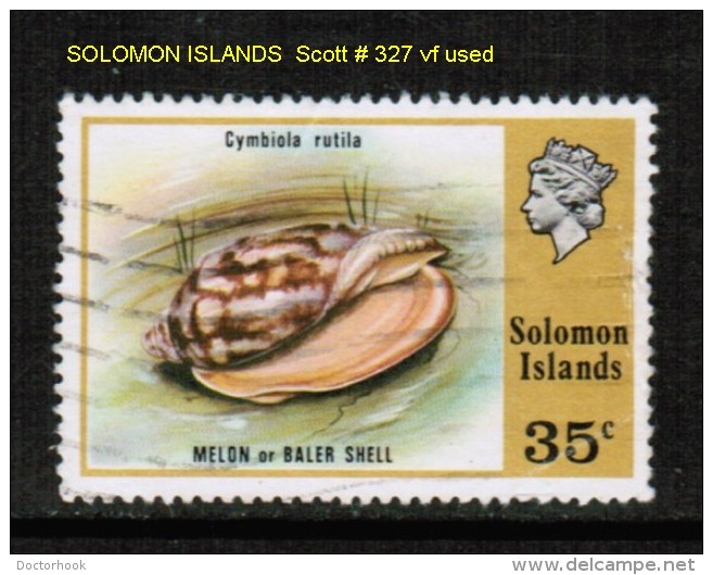 SOLOMON ISLANDS    Scott  # 327 VF USED - Salomonseilanden (...-1978)