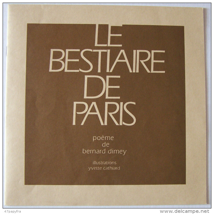 Bernard DIMEY Magali NOEL Francis LAI LP COLECTOR Numéroté Avec Livret 14 Pages  Le Bestiaire De Paris M M - Collector's Editions