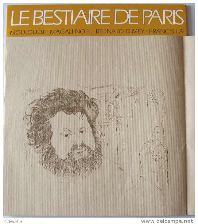 Bernard DIMEY Magali NOEL Francis LAI LP COLECTOR Numéroté Avec Livret 14 Pages  Le Bestiaire De Paris M M - Ediciones De Colección