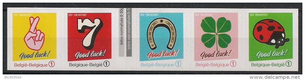 Belgique - Timbres Du Carnet "Good Luck" - ** - Unused Stamps