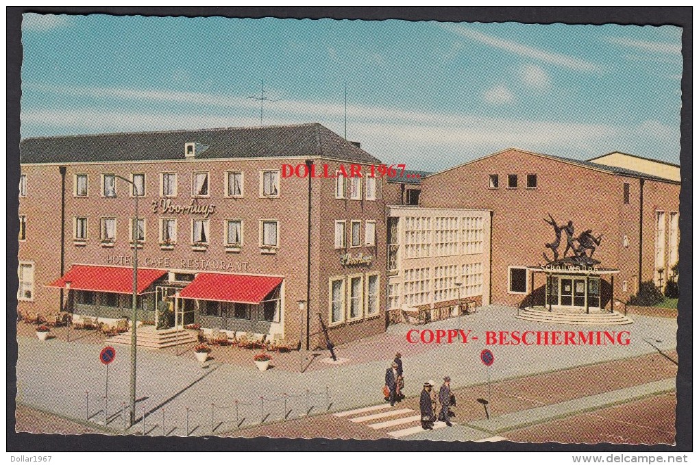 Emmeloord (N.O.P ) "T Voorhuys Met Ingang Schouwburg ..NOT Used.... See The 2  Scans For Condition. ( Originalscan !!! ) - Emmeloord