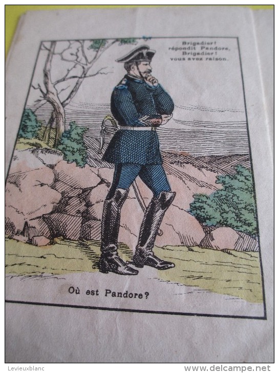 Questions -devinettes/'Imagerie D'Epinal / Chevaliers Croisés Poursuivant Le Sultan Saladin/Série I/Vers 1880     IM686 - Autres & Non Classés