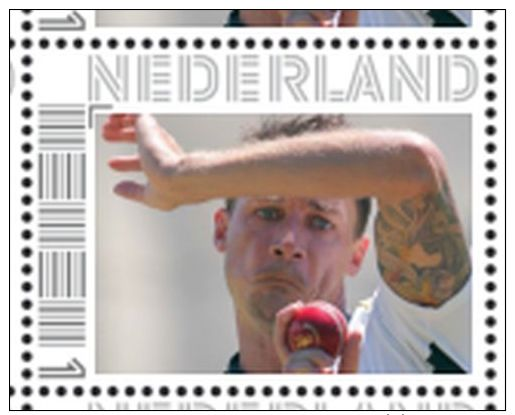 Persoonlijke Postzegel Cendris CRICKET Test Bowlers Nr 1 Dale Steyn South Africa - Personnalized Stamps
