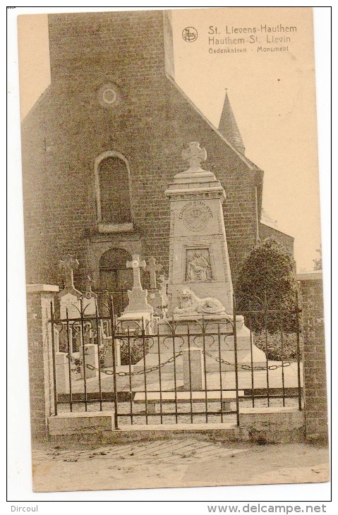 28785  -   St  Lievens-Hauthem  Monument - Sint-Lievens-Houtem